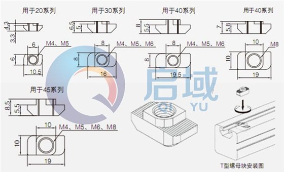 40T型螺母