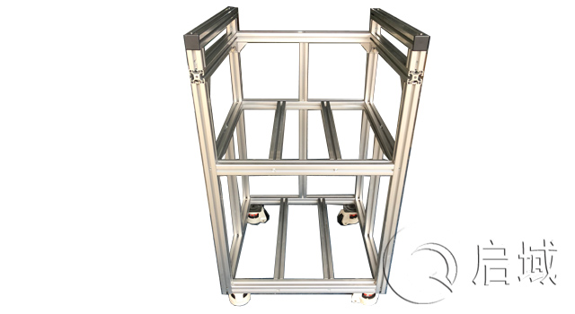 工业铝型材移动物料架